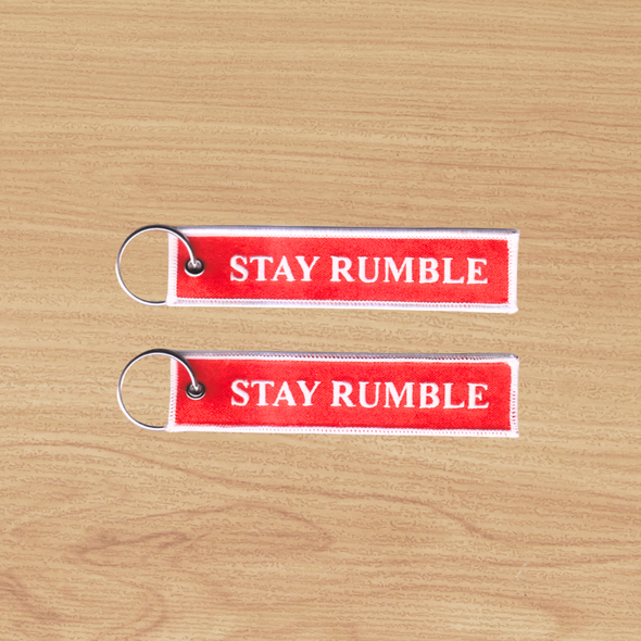 "STAY RUMBLE" JET TAG