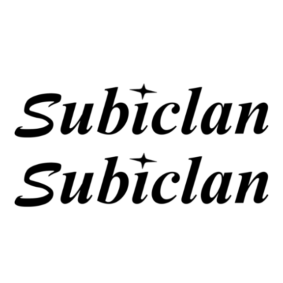 12" SIGNATURE SUBICLAN STICKER (2-PACK) - SUBICLAN & COMPANY